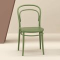 Calle Marie Resin Outdoor Chair Olive Green -  set of 2 CA2855697